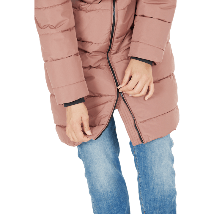 Amaretto W Long Puffer Jacket Cognac