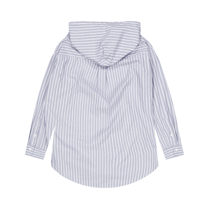 Hooded Shirt Ls White