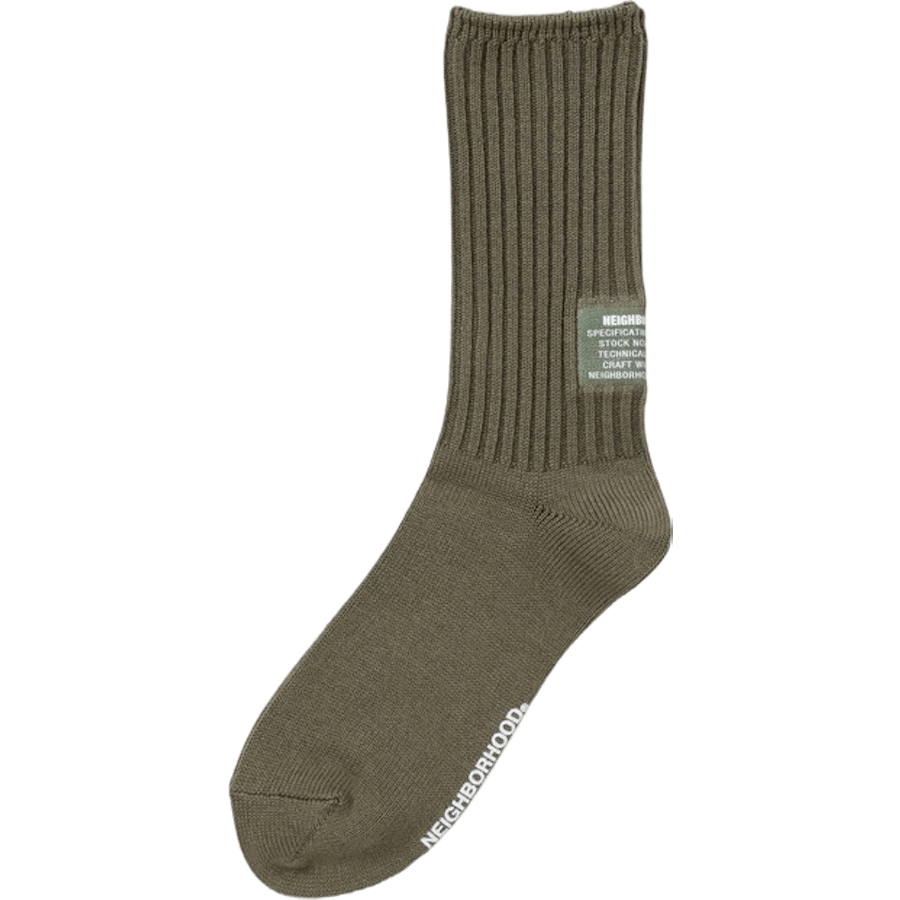 Rib Socks Olive Drab