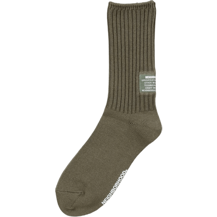 Rib Socks Olive Drab