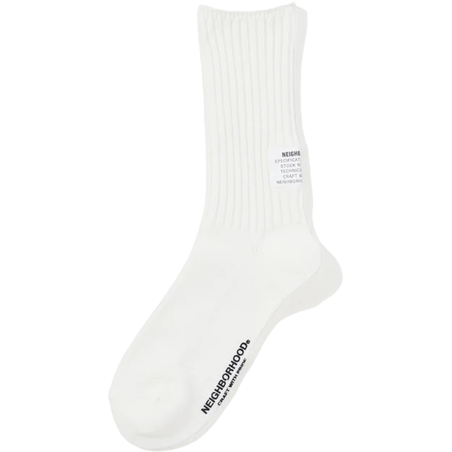 Rib Socks Off White