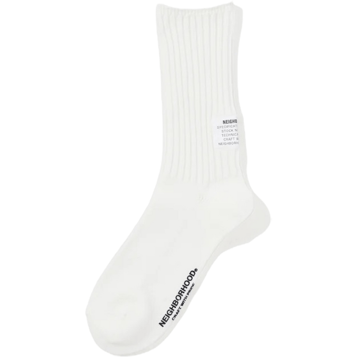 Rib Socks Off White