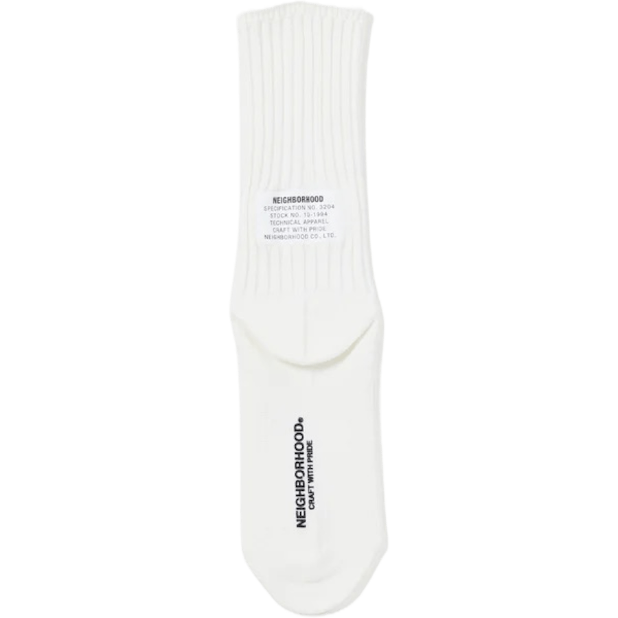 Rib Socks Off White