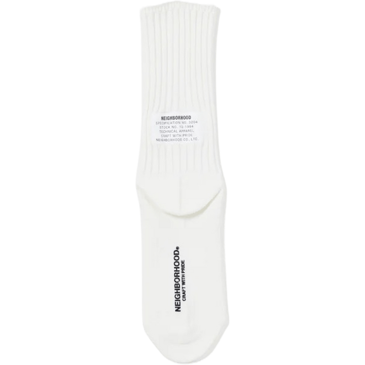 Rib Socks Off White