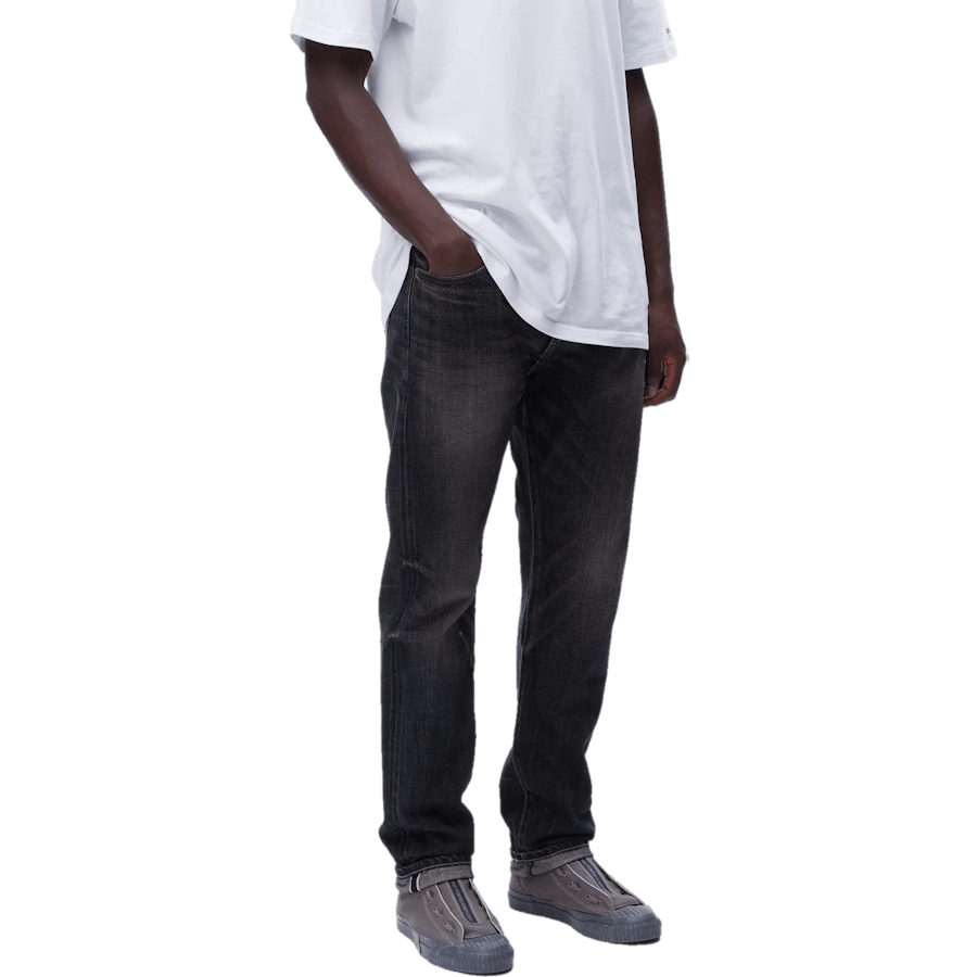 Washed Denim Dp Narrow Pants Black