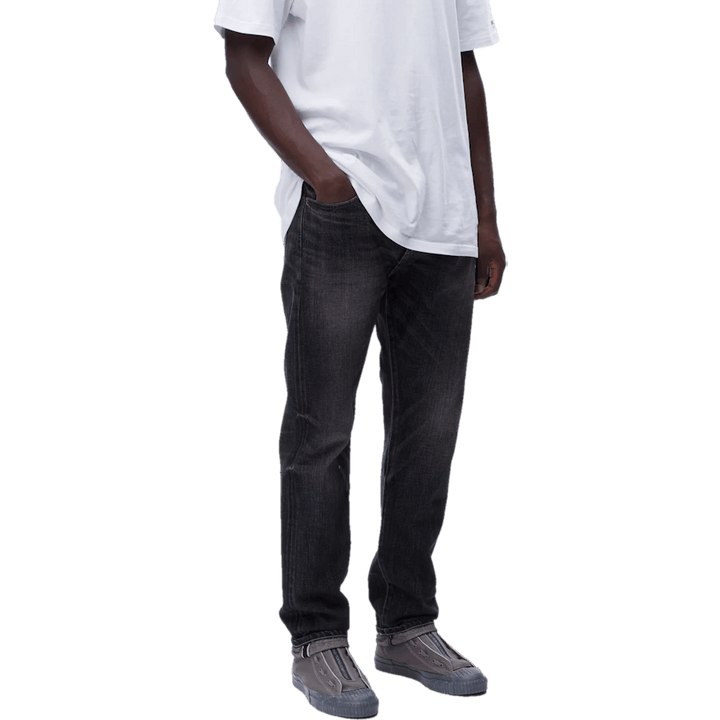 Washed Denim Dp Narrow Pants Black