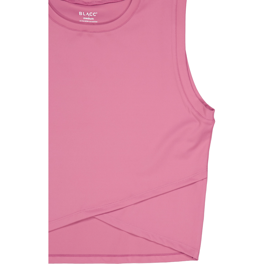 Ella Überlappendes Tank-Top Mellow Mauve