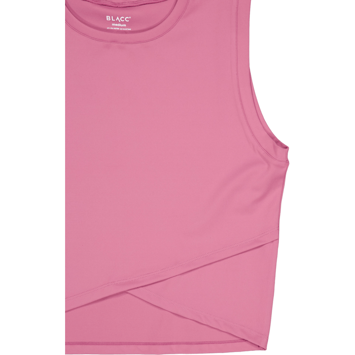 Ella Überlappendes Tank-Top Mellow Mauve