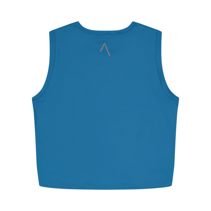 Ella Overlap Tank Top Blue Coral