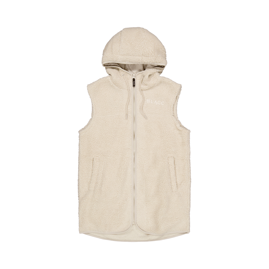 Pile Long Vest Oatmeal