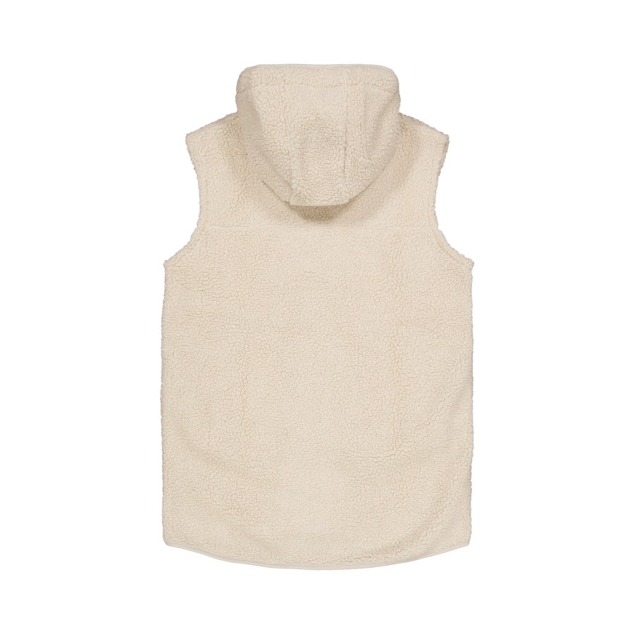 Pile Long Vest Oatmeal