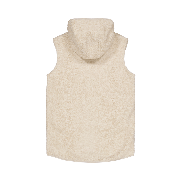 Pile Long Vest Oatmeal
