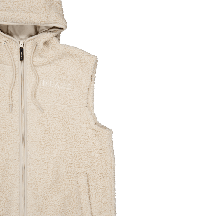 Pile Long Vest Oatmeal