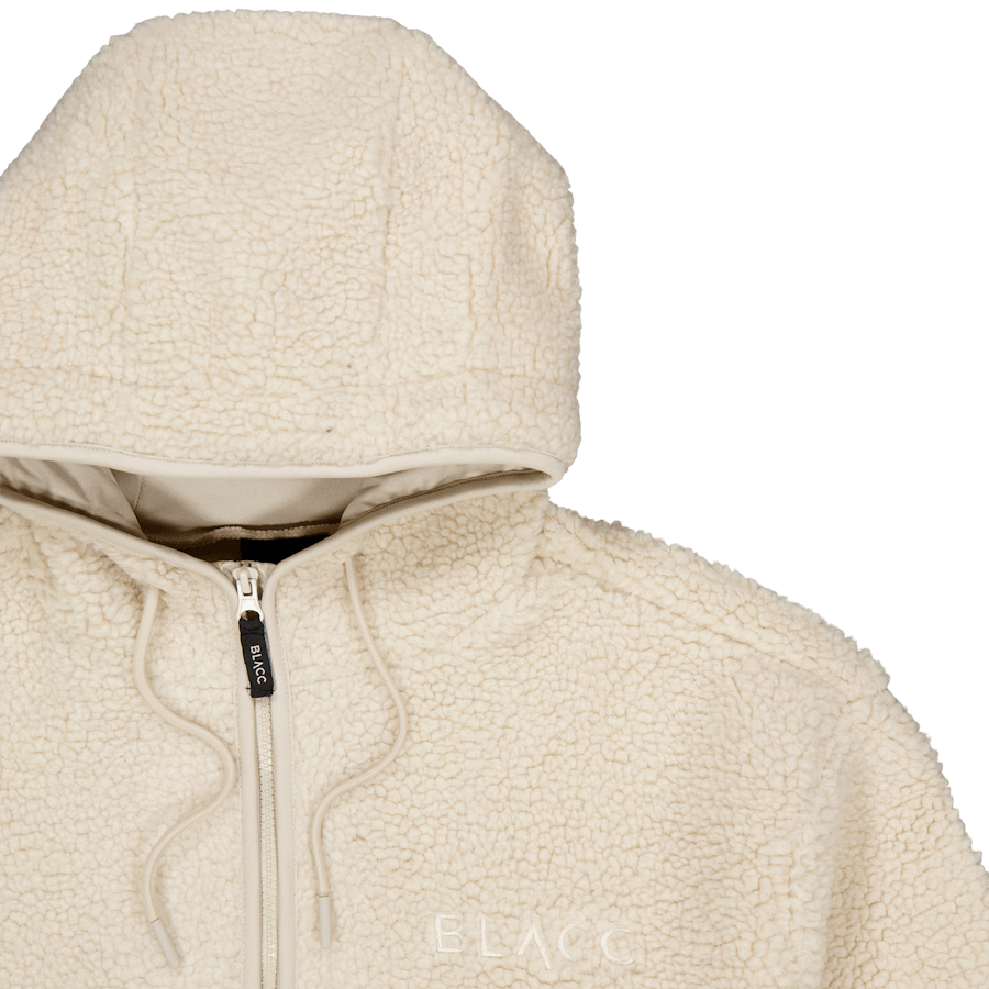 Pile Hood Jacket Oatmeal