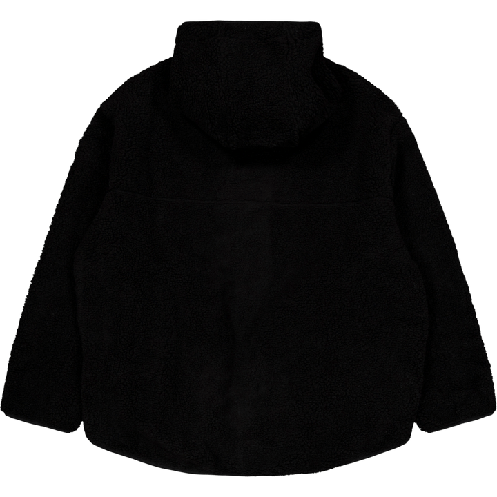 Pile Hood Jacket Jet Black