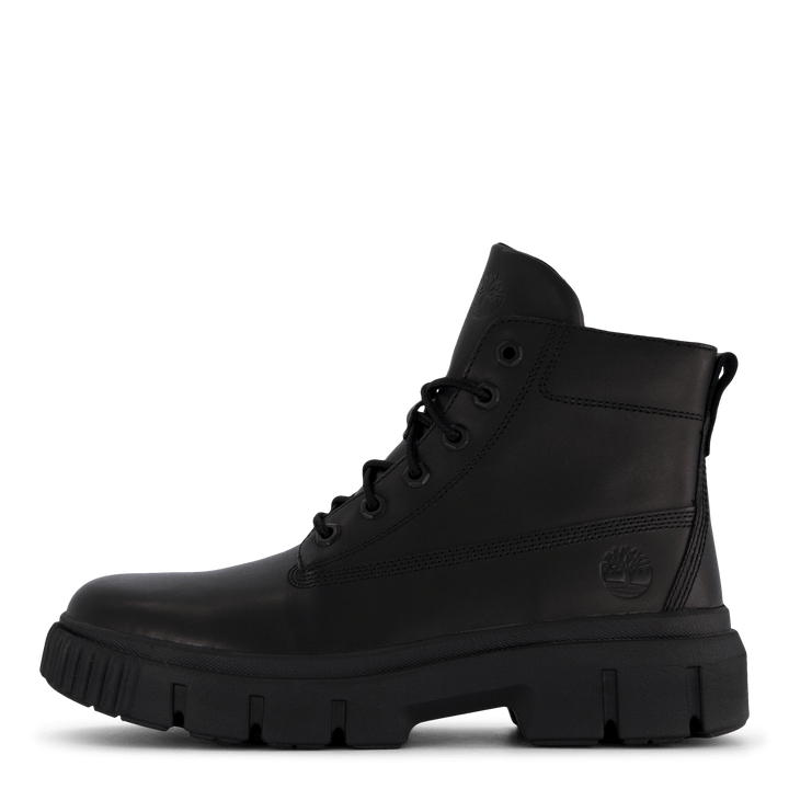 Greyfield Kožené boty Black