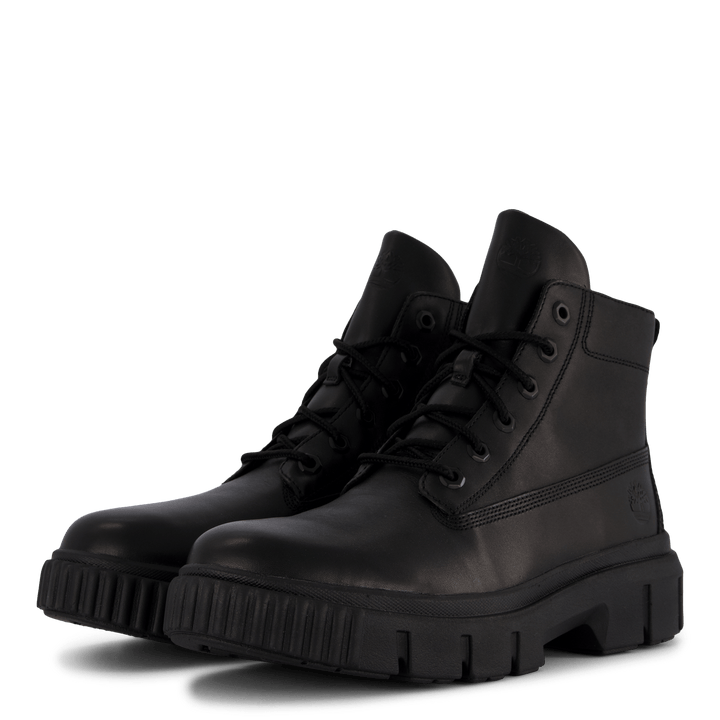 Greyfield Kožené boty Black