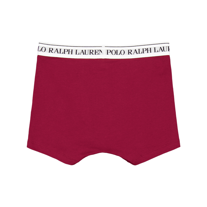 Classic Stretch-Cotton Trunk 3-Pack 3PK Rich Ruby / Wne Htr / Red Crpt