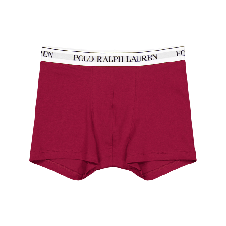 Classic Stretch-Cotton Trunk 3-Pack 3PK Rich Ruby / Wne Htr / Red Crpt
