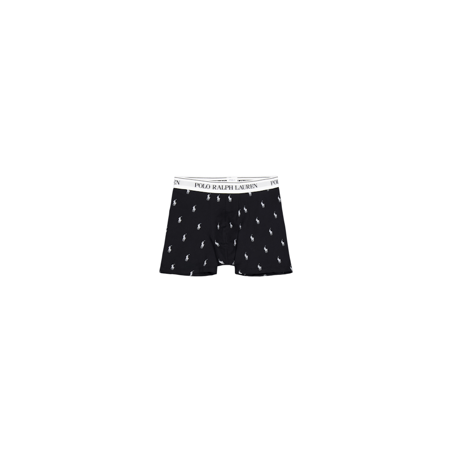 Stretch Cotton Boxer Brief 3-Pack 3PK Black Aopp / Chrcl Htr / White