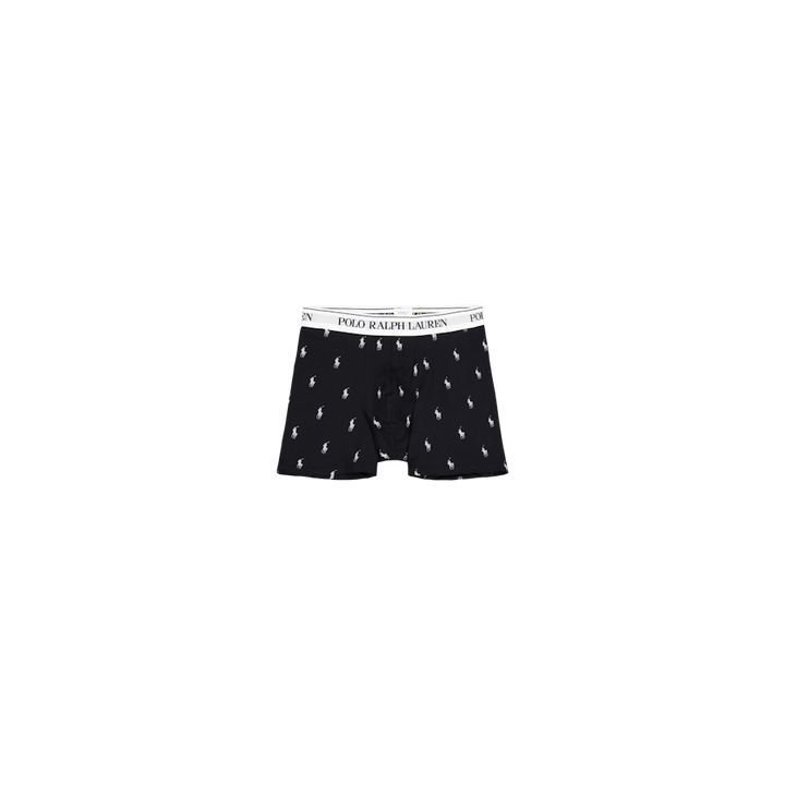 Stretch Cotton Boxer Brief 3-Pack 3PK Black Aopp / Chrcl Htr / White