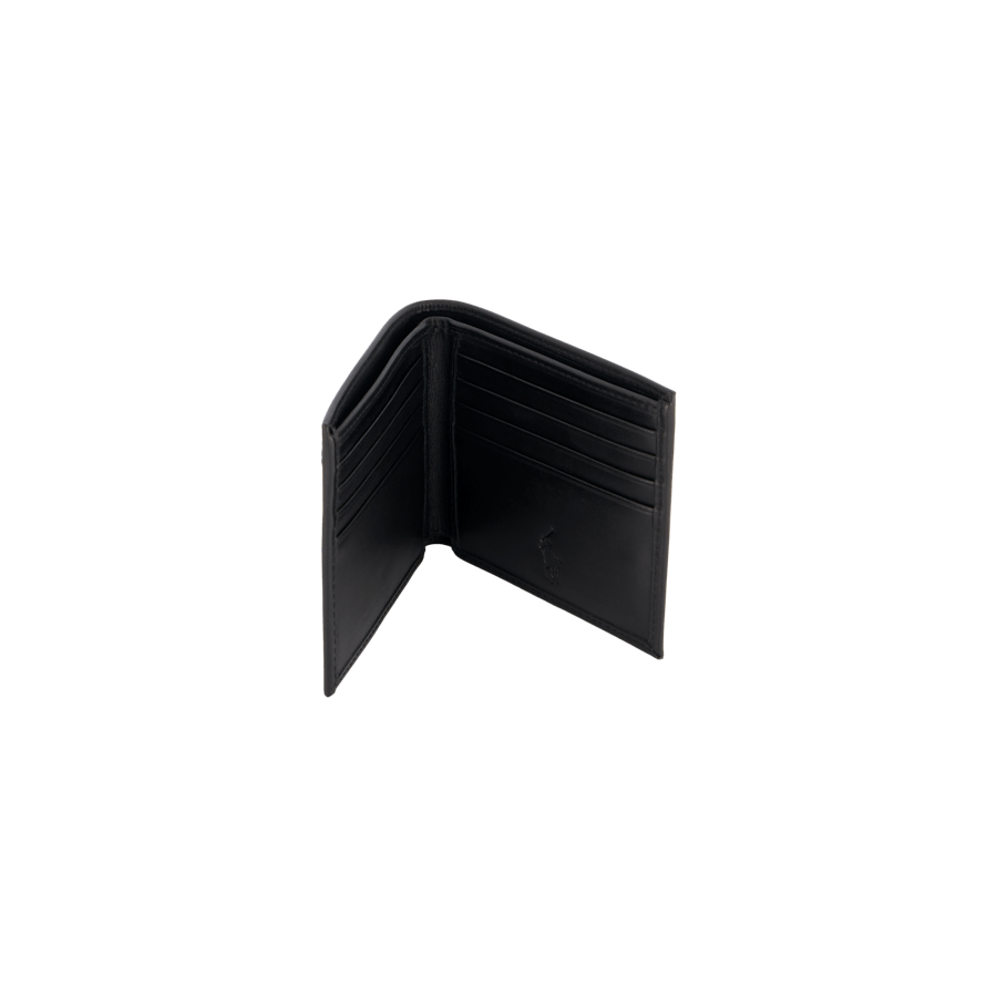Leather Billfold Wallet Black