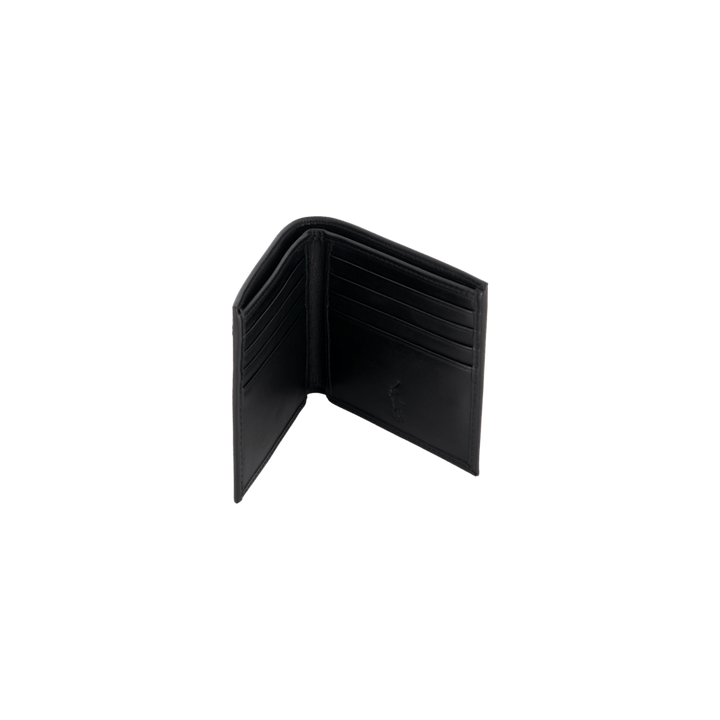 Leather Billfold Wallet Black