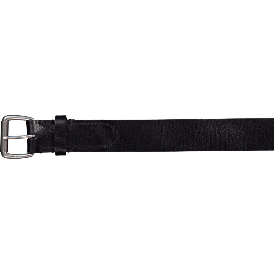 Tumbled Leather Belt Black