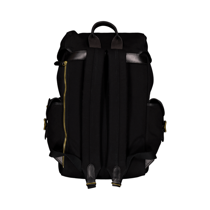 Polo Ralph Lauren Canvas / Leather Flap Backpack