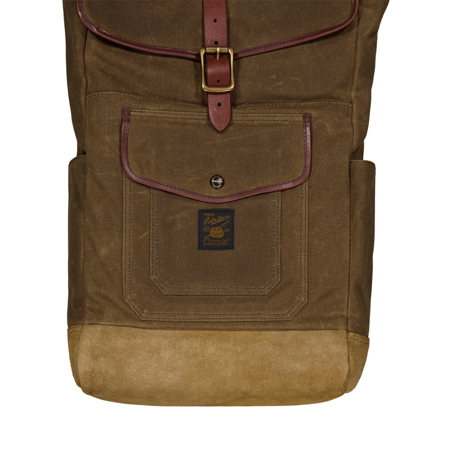 Polo Ralph Lauren Oil Cloth Zip Backpack 001