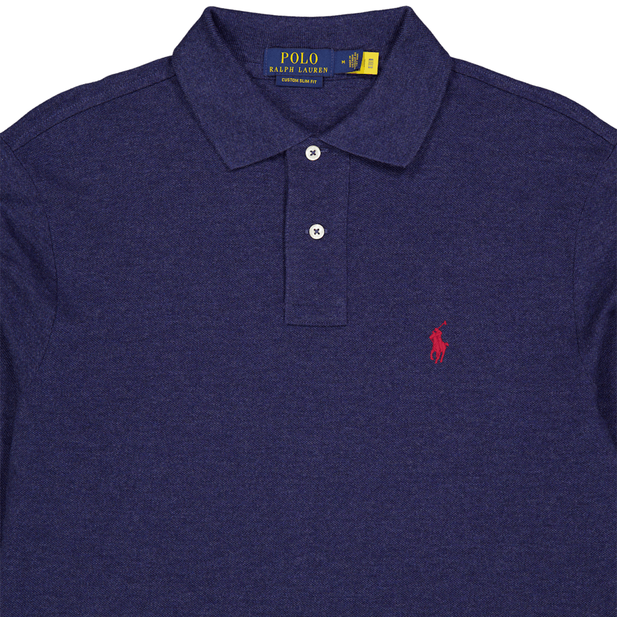 Polo Ralph Lauren Custom Slim Fit Mesh L/s Polo Spring