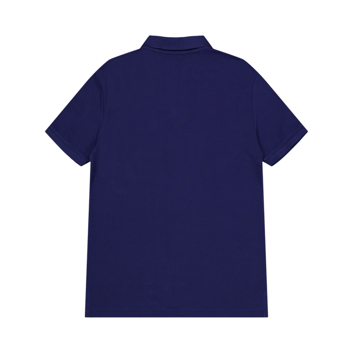 Polo personalizzata slim fit in mesh Newport Navy