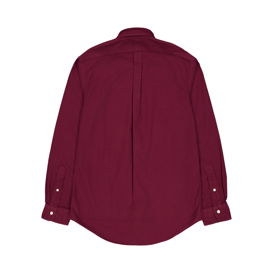 Polo Ralph Lauren Gd Oxford Custom Fit Hemd 046 Harvard Wein