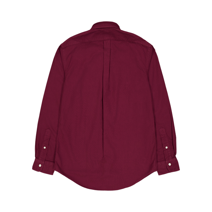 Polo Ralph Lauren Gd Oxford Custom Fit Hemd 046 Harvard Wein