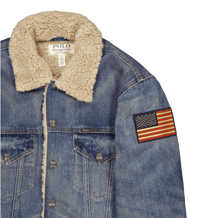 Polo Ralph Lauren Rigid Denim Sherpa Icon Trucke 001 Earlton