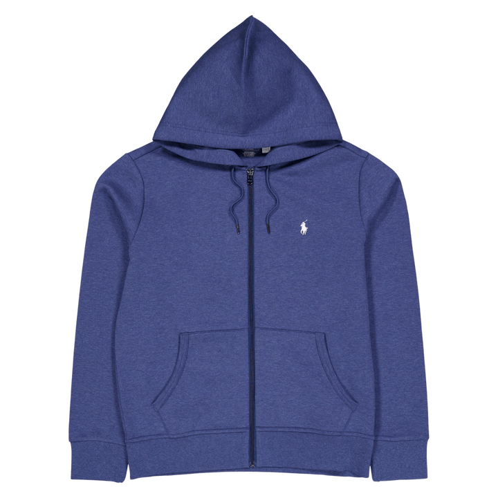 Felpa con cappuccio a doppia maglia Derby Blue Heather