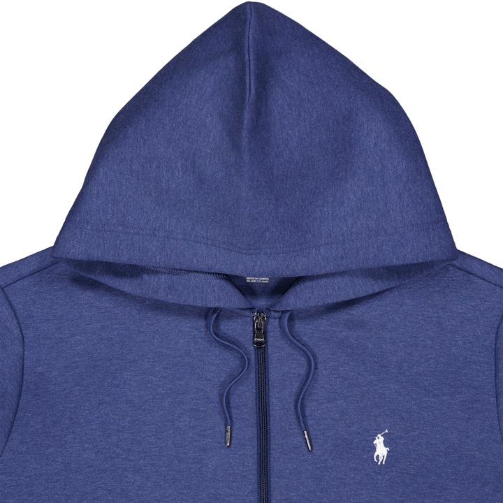 Felpa con cappuccio a doppia maglia Derby Blue Heather