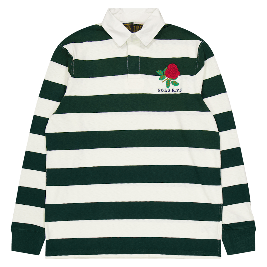 Polo Ralph Lauren Summer Antique Rugby Skjorta 001 Moss Agate Multi