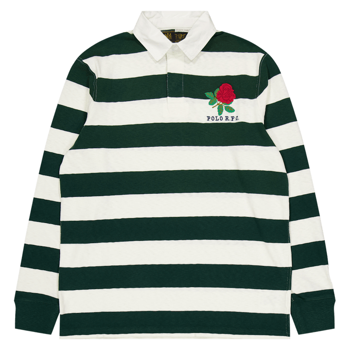 Polo Ralph Lauren Summer Antique Rugby Skjorta 001 Moss Agate Multi