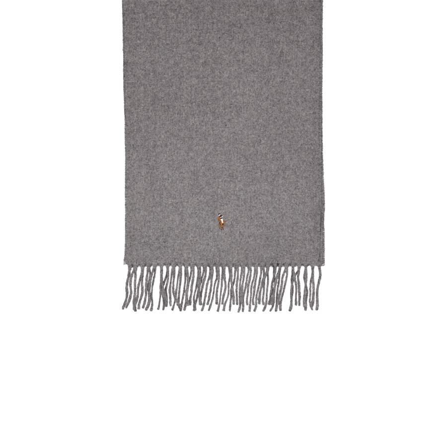 Polo Ralph Lauren Wool Scarf 002 Fawn  Hthr