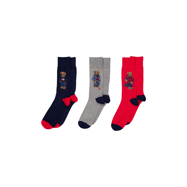 Polo Ralph Lauren 4-pack Giftbox Bear Socks 001 Gb 3 Bears