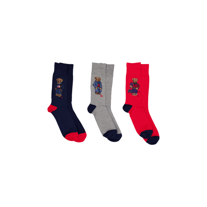 Polo Ralph Lauren 4-pack Giftbox Bear Socks 001 Gb 3 Bears