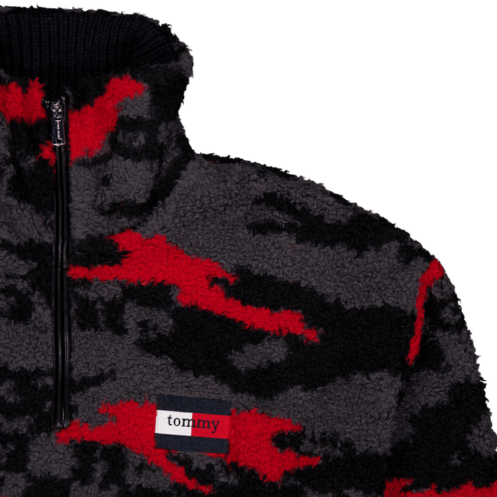 Tjcu Polar Fleece Zipmock Boulevard Grey
