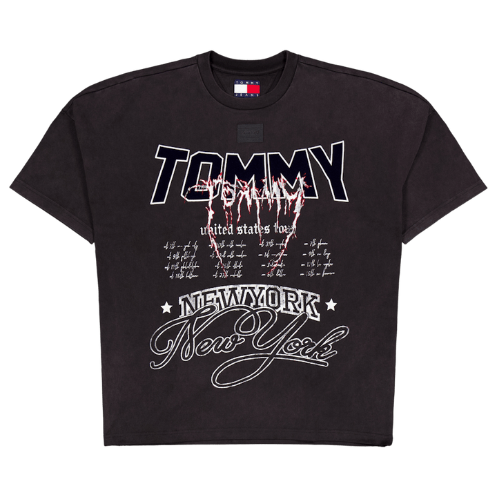 Tjcu Heavy Wash Ss Graphic Tee Black