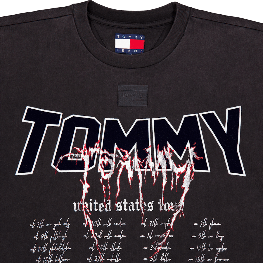 Tjcu Heavy Wash Ss Graphic Tee Black