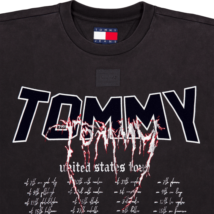 Tjcu Heavy Wash Ss Graphic Tee Black