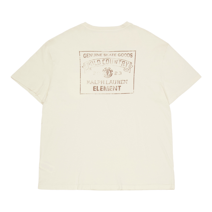 Polo x Element Big Fit Jersey T-Shirt Ecru