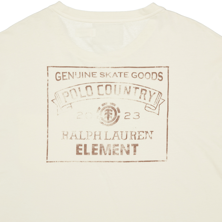 Polo x Element Big Fit Jersey T-Shirt Ecru