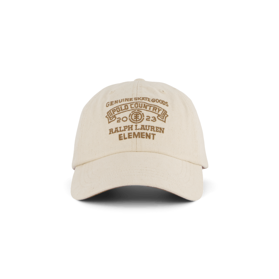 polo x element twill ball cap ecru –1