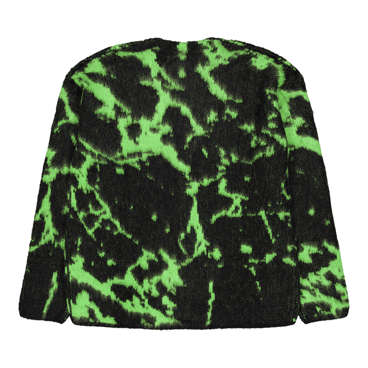 Hiji Cardigan Black/poison Green
